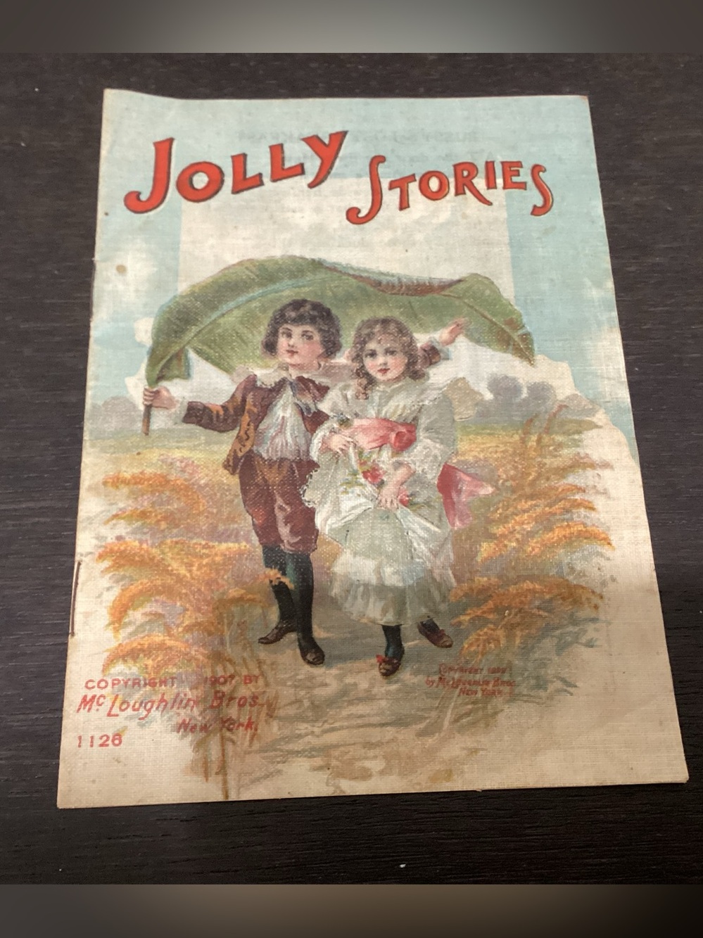Antique 1907 Quite RARE titled antique children’s book JOLLY STORIES
